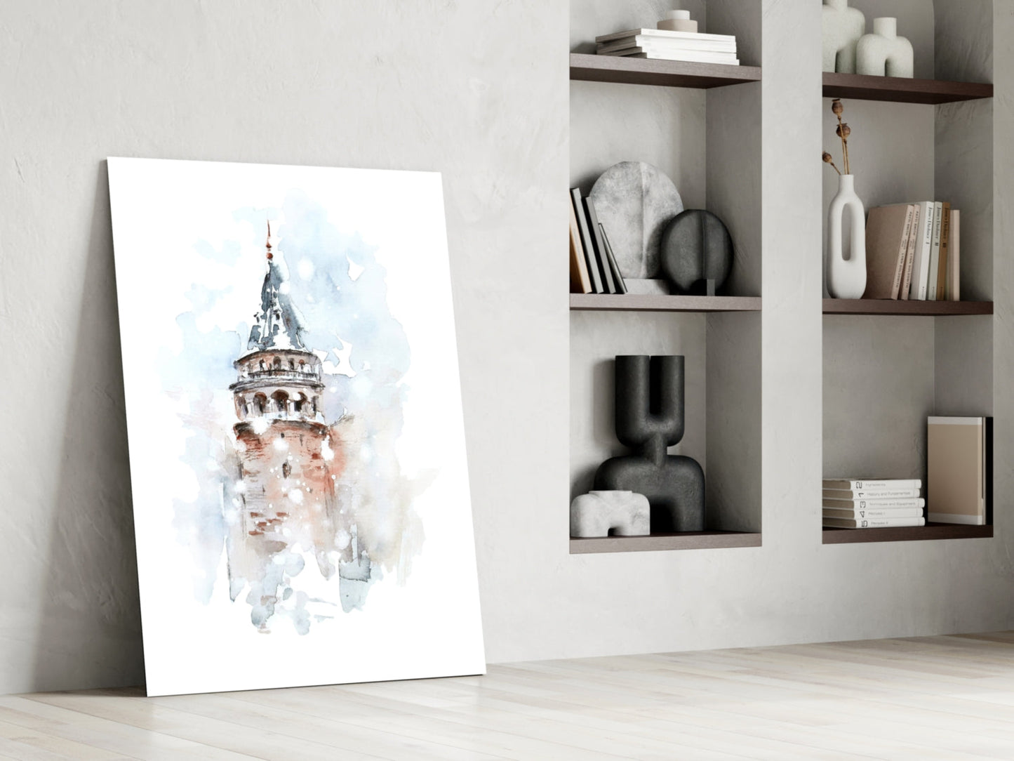 Galata Tower Glass Wall Art