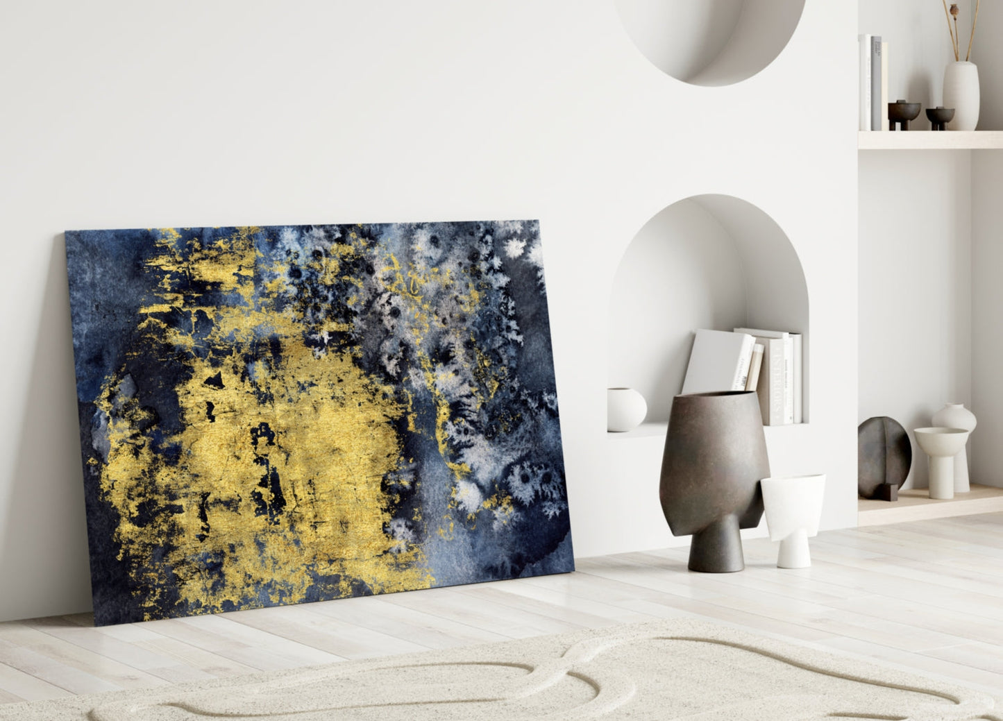 Gold Dust Glass Wall Art