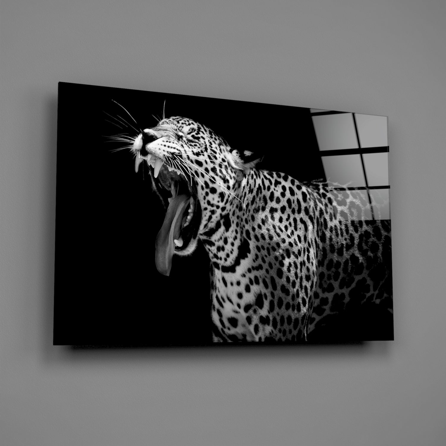 Leopard Glass Wall Art-1
