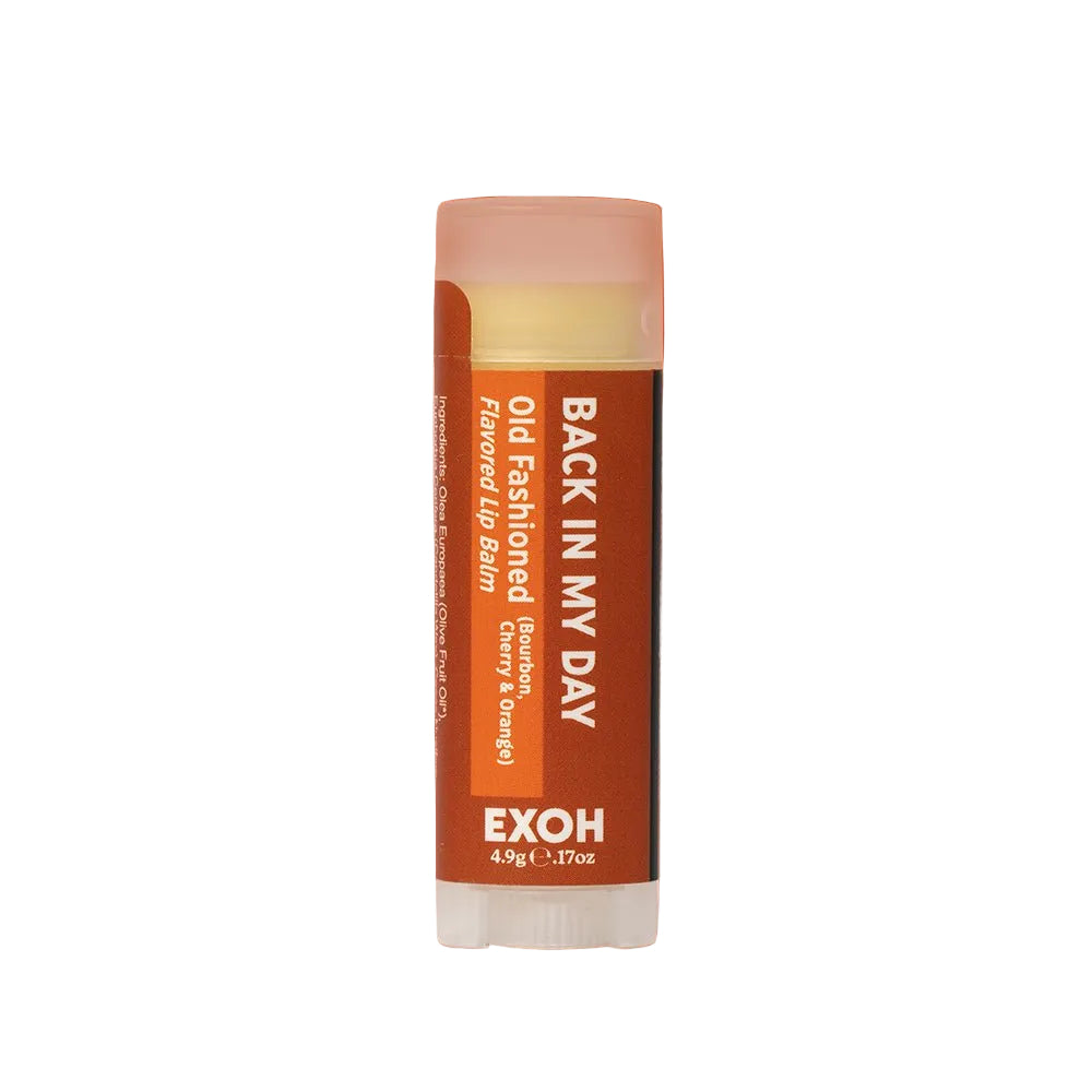 Old Fashioned Lip Balm-Old Fashioned Bourbon Whiskey Scented Lip Balm with Nodes of Citrus and Cherry