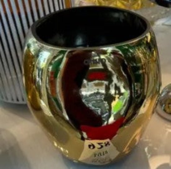 Onno Cape Copper Zanzibar metallic candle - Gold Large