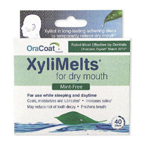 OraCoat XyliMelts for Dry Mouth - Mint Free-0
