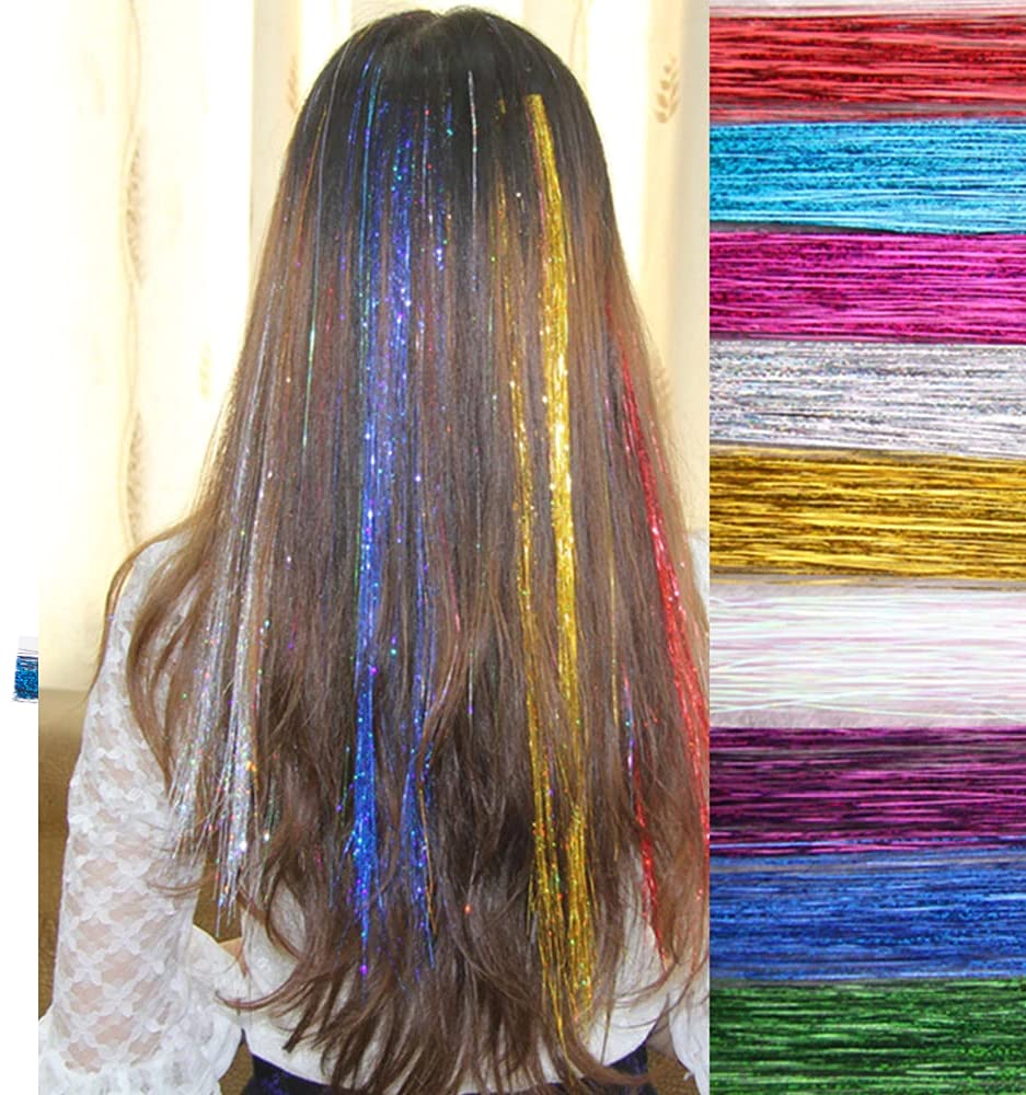 TINSEL HAIR EXTENSIONS