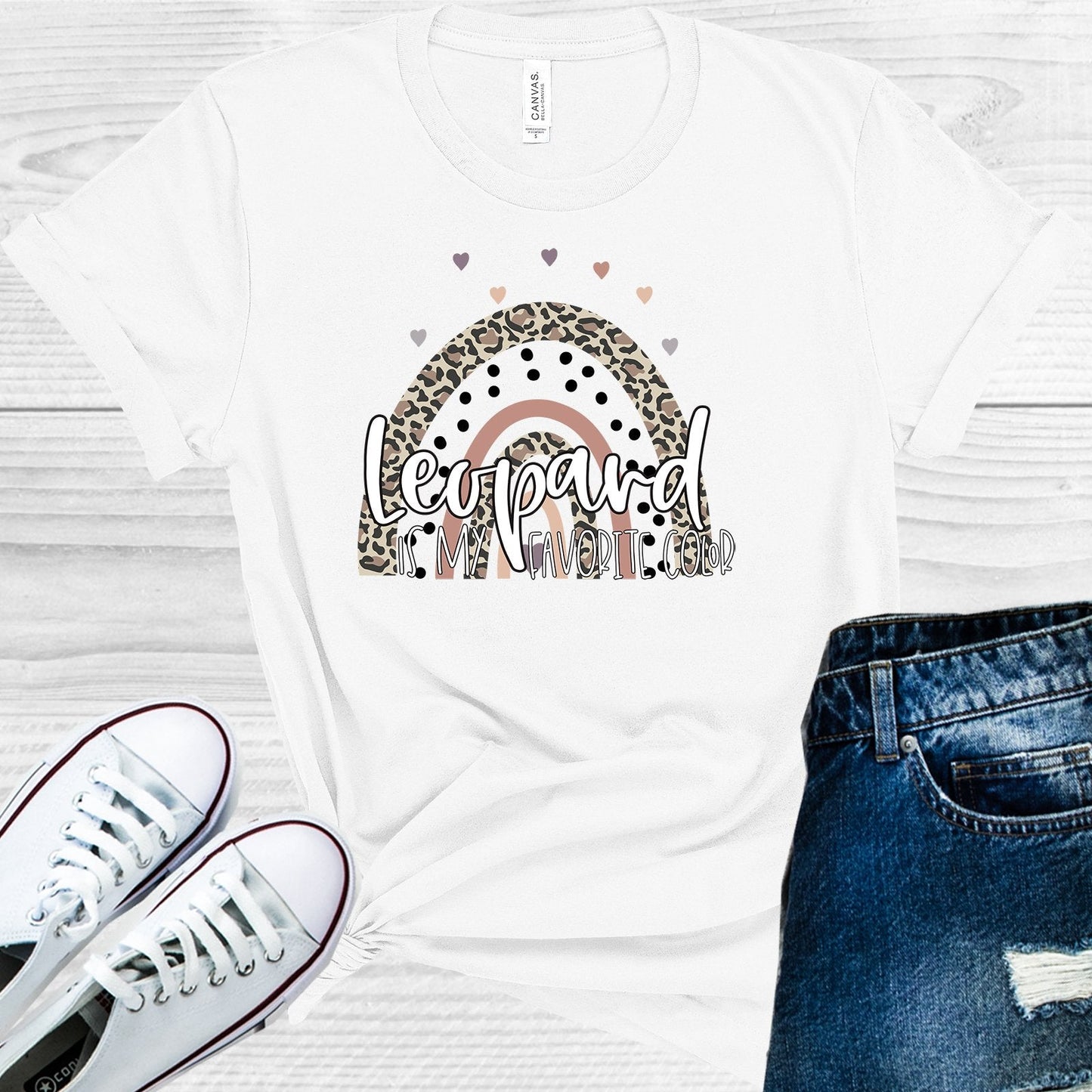Leopard is My Favorite Color Graphic Tee