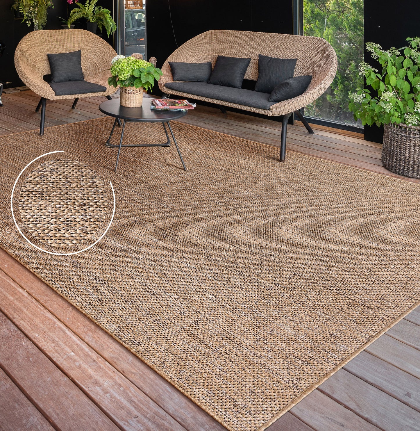 Indoor & Outdoor Rug Rico Mottled Style-0