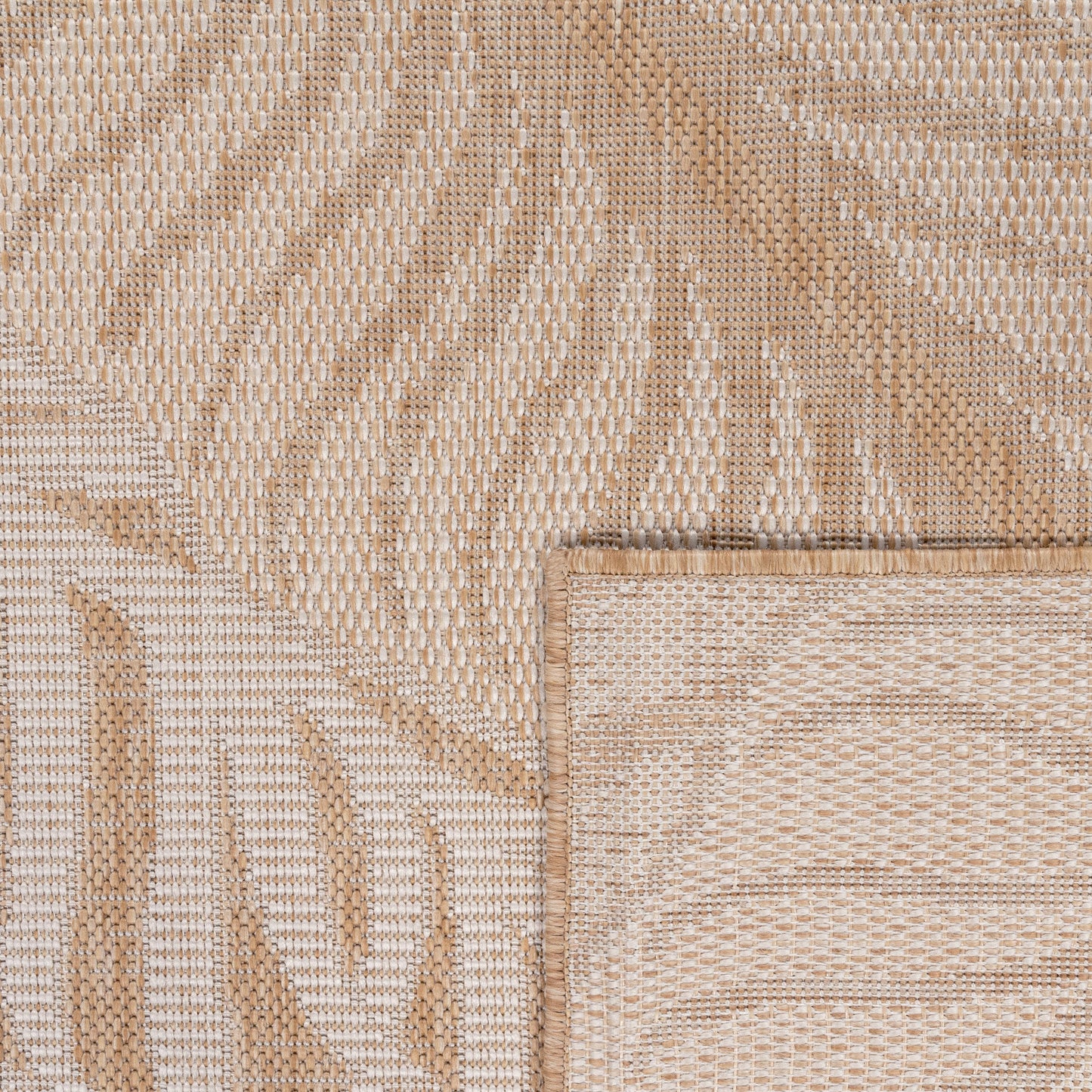 Indoor & Outdoor Rug Captera with Leaves Design-3