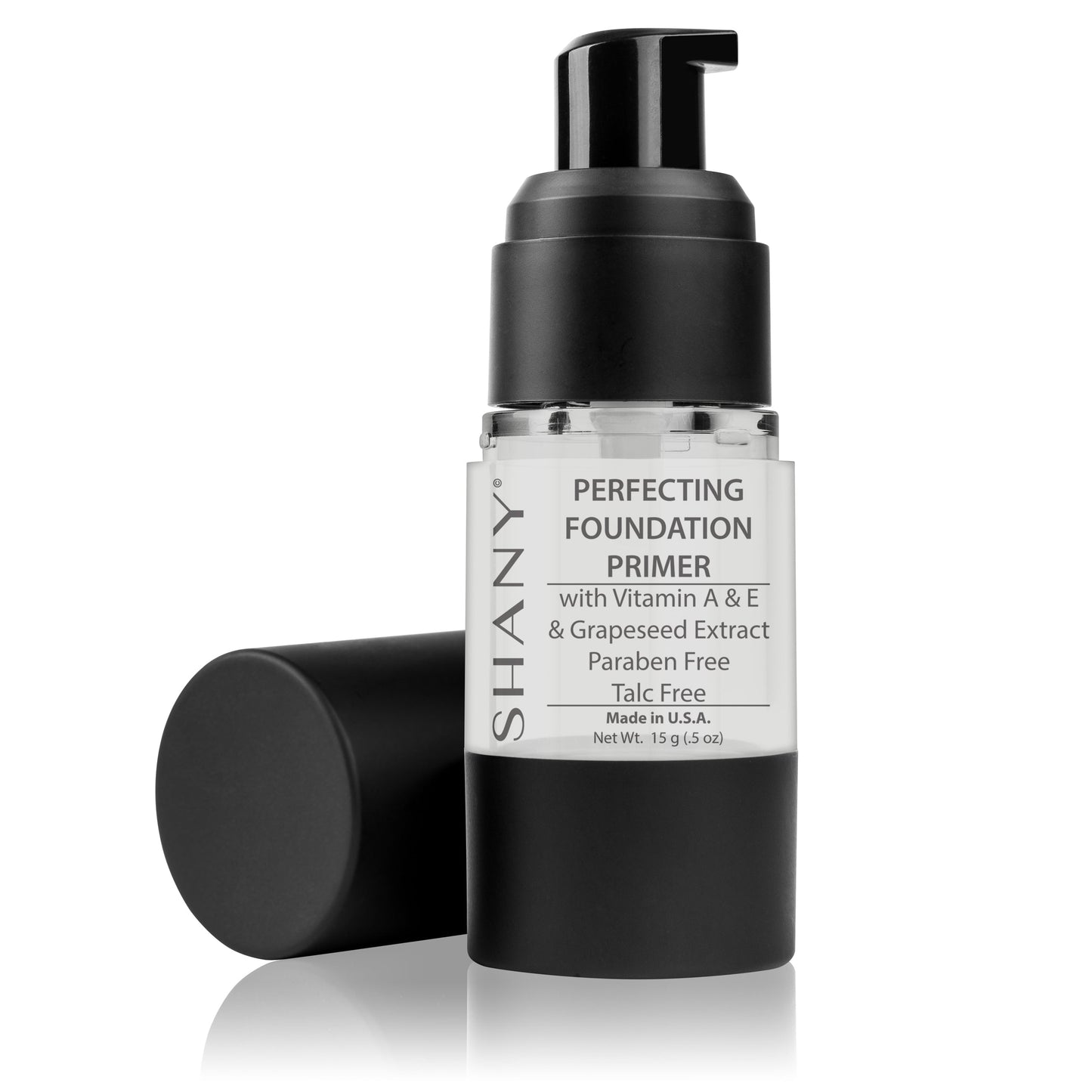 SHANY Perfecting Foundation Primer – Mineral Infused Makeup Base – Paraben Free, Talc Free, Silicone Free, Long Lasting Pore Minimizing Face Primer for Smooth Makeup Application – Made in USA - SHOP CLEAR - FACE PRIMER - ITEM# P-PARENT