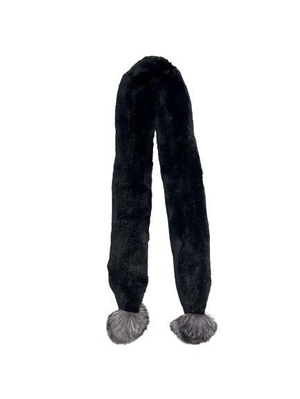 Rex Rabbit Pom Pom Scarf