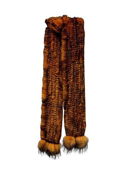 Rex Rabbit Pom Pom Scarf