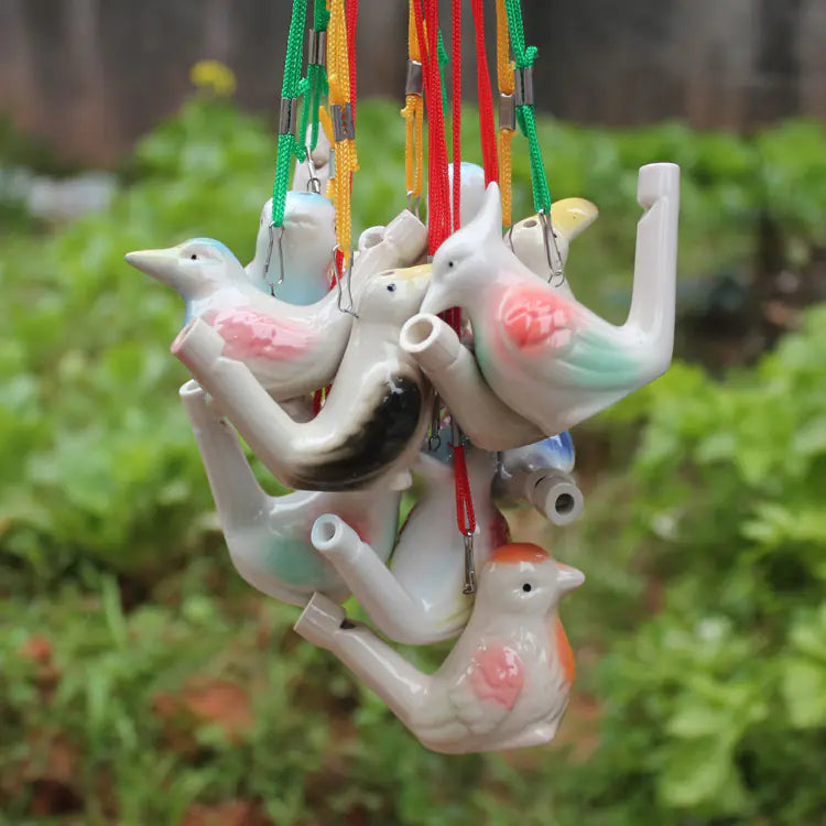 Ceramic Whistle Waterbird Ocarina