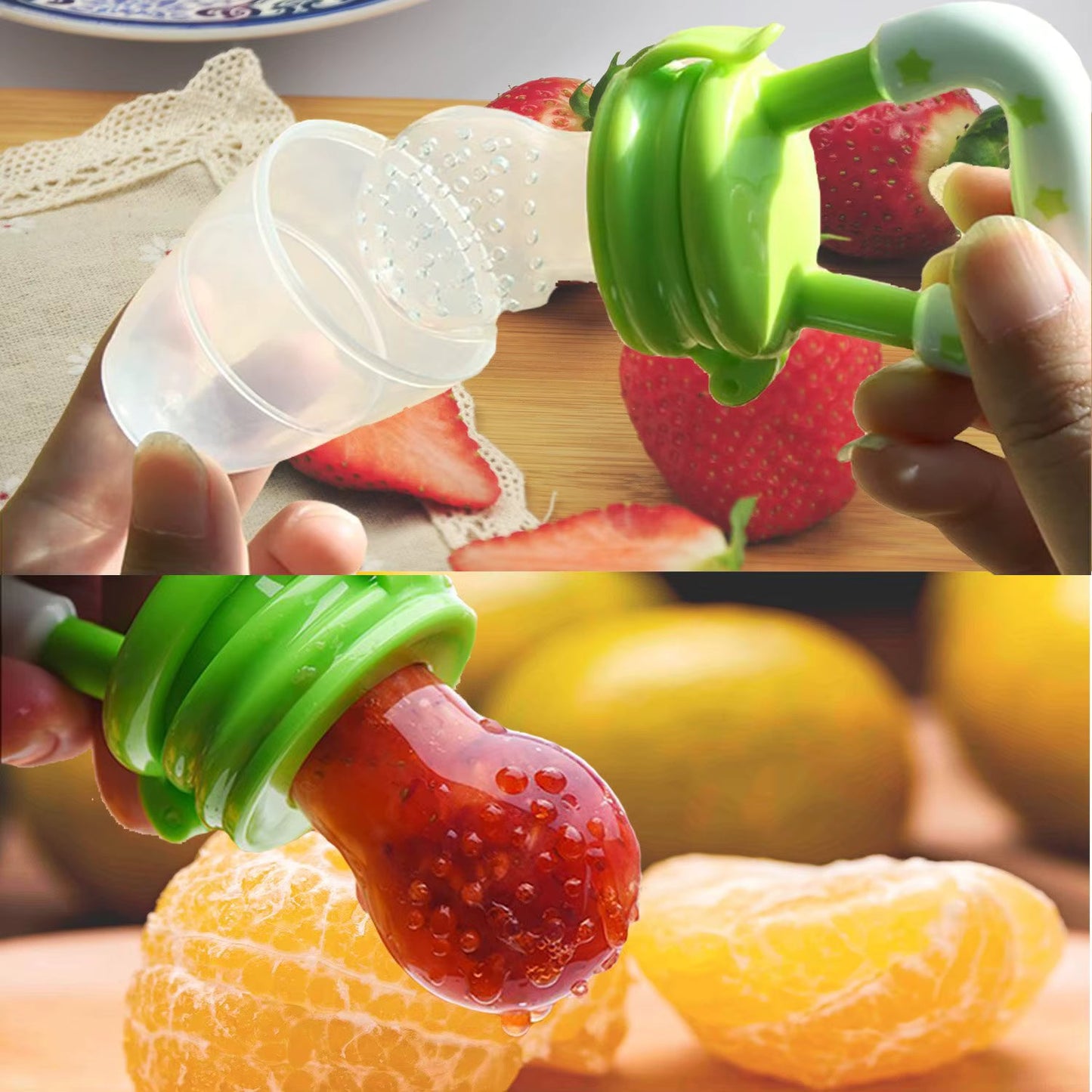 Baby Food Feeder and Pacifier