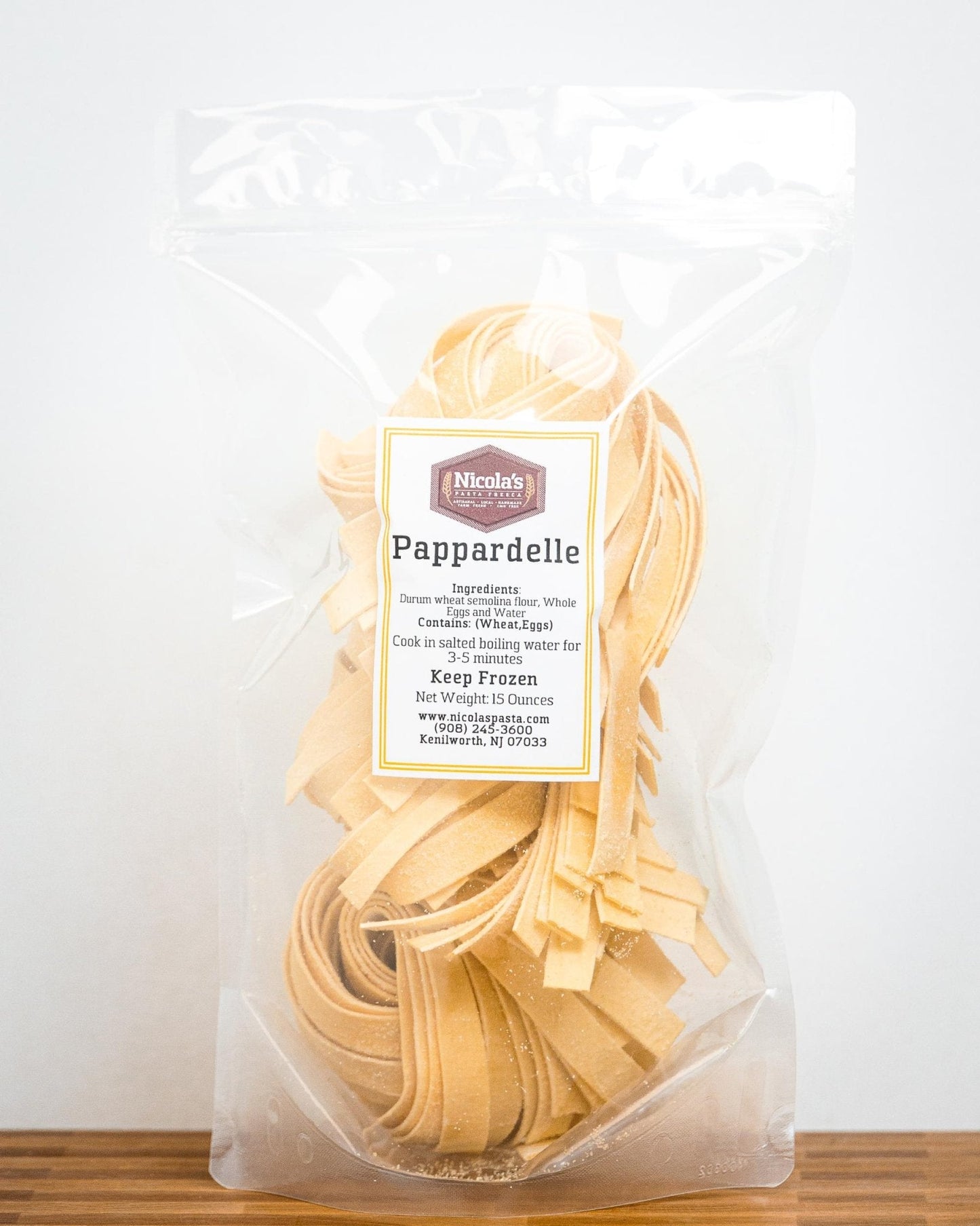 Hand Cut Fresh Pappardelle Pasta