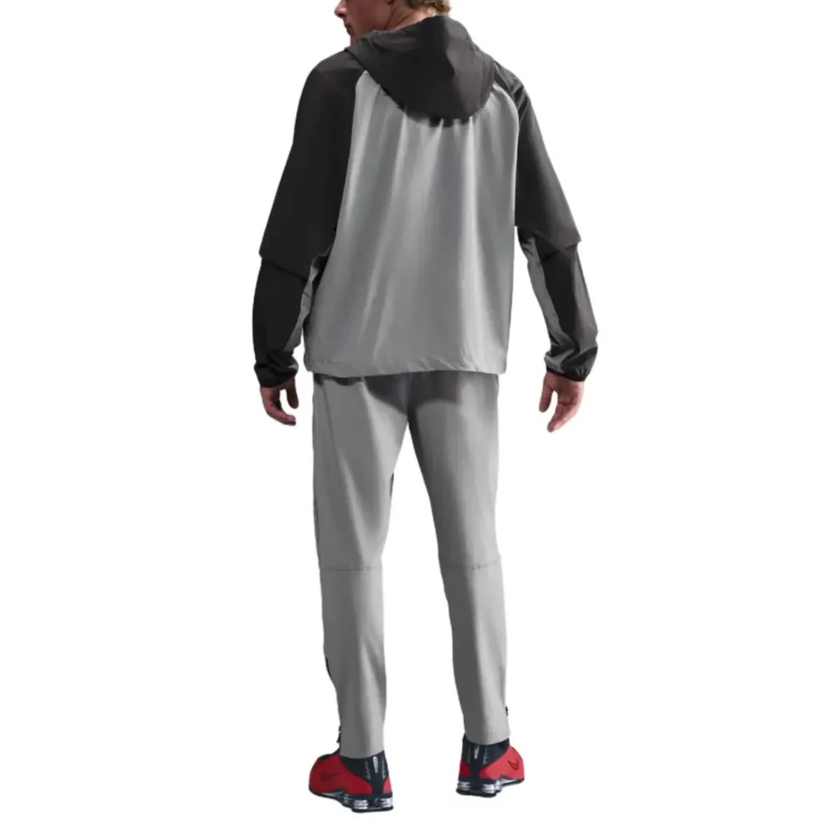 PSG grey Tech Woven presentation tracksuit 2025/26 - Nike-4