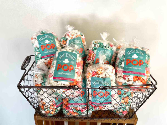 Mini Bag Custom Party  🥳 Favors (2 Cups) Gourmet Popcorn