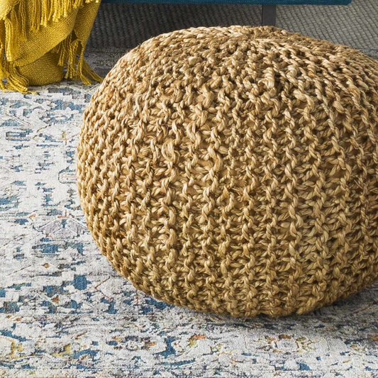 Merrittstown Cotton Knitted Pouf-0