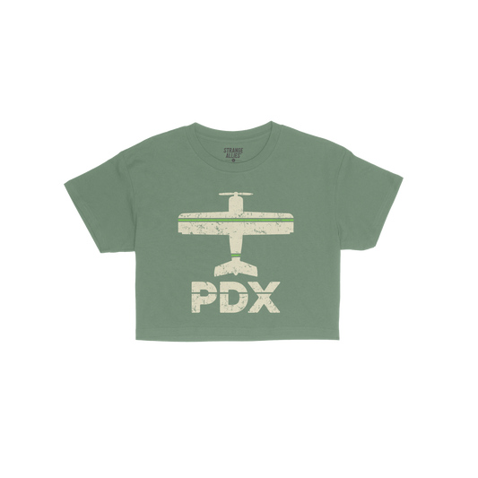 Portland PDX Airport Women's Baby Tee
