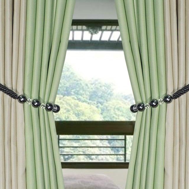 Pearl Curtain Tieback Bling Pearl Bandage Accessories Curtains Holder Buckle Tie Rope Home Decorative Curtain Tieback Decorative Drapery Holdbacks Rope Holder For Home Office 53cm