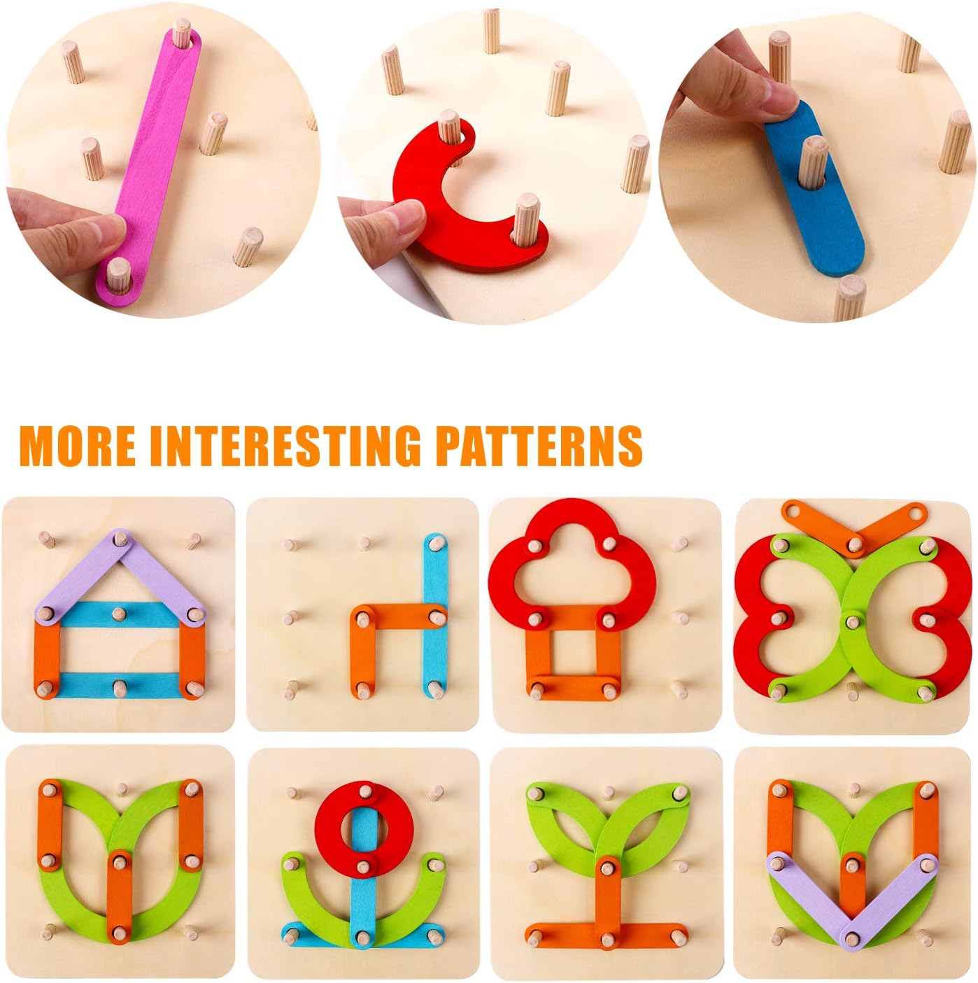 Montessori Cross-Border Letter and Number Building Blocks