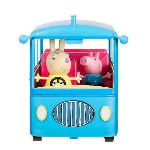 Peppa Pig School Bus Model Toy for Classroom Fun