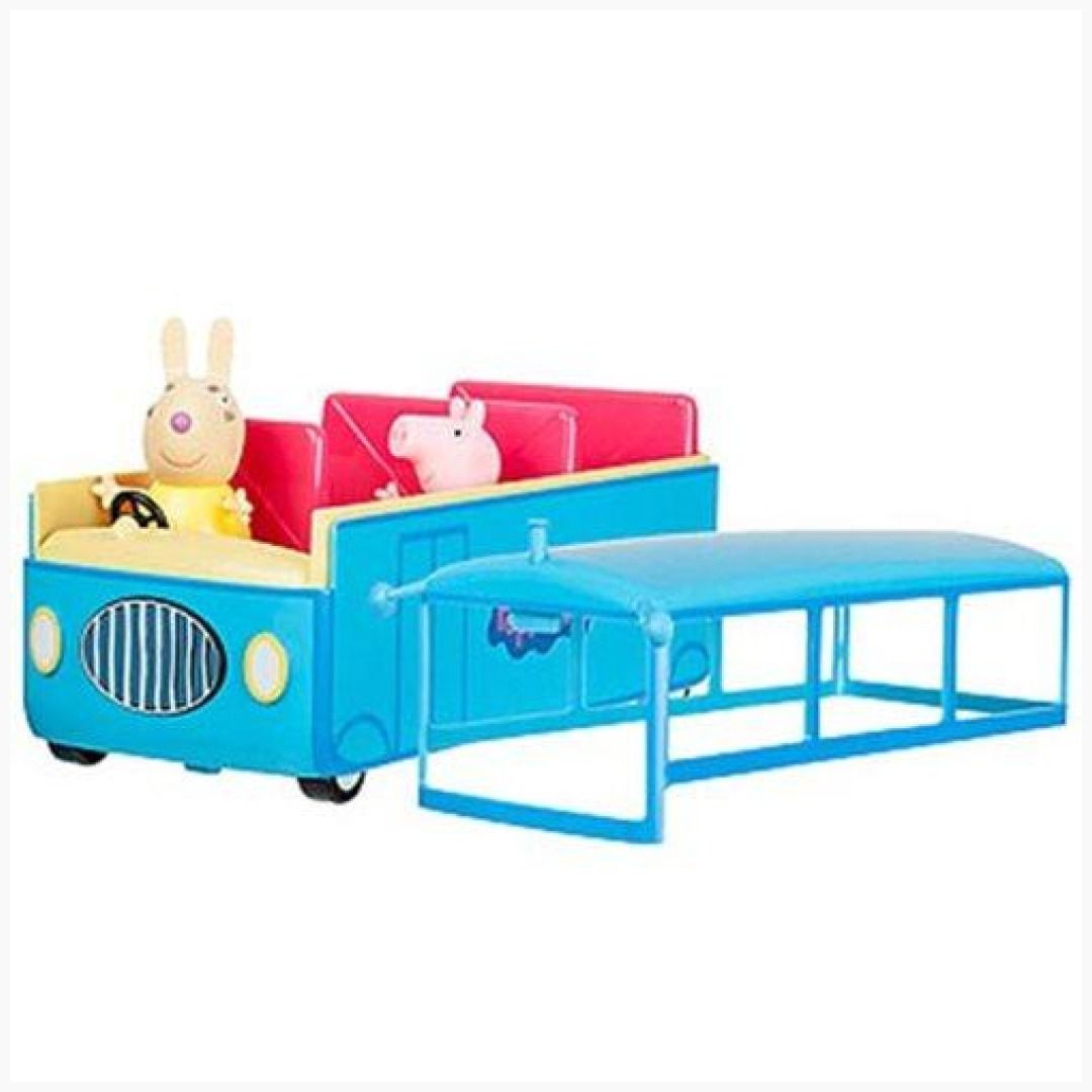 Peppa Pig School Bus Model Toy for Classroom Fun