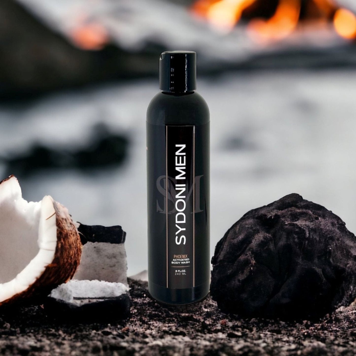 SYDONI MEN PHOENIX ACTIVATED BODY WASH  | Refresh, Energize & Rebalance Net. Wt. 8 oz. 240ml