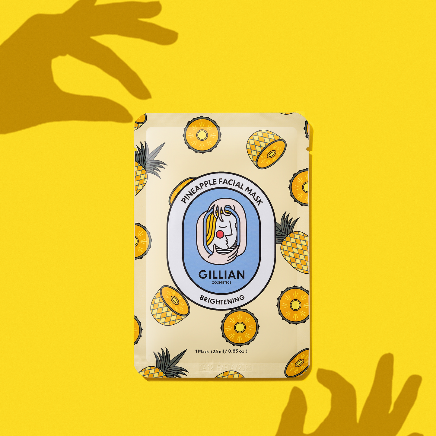 Gillian Cosmetics Pineapple (Brightening) Sheet Mask-1