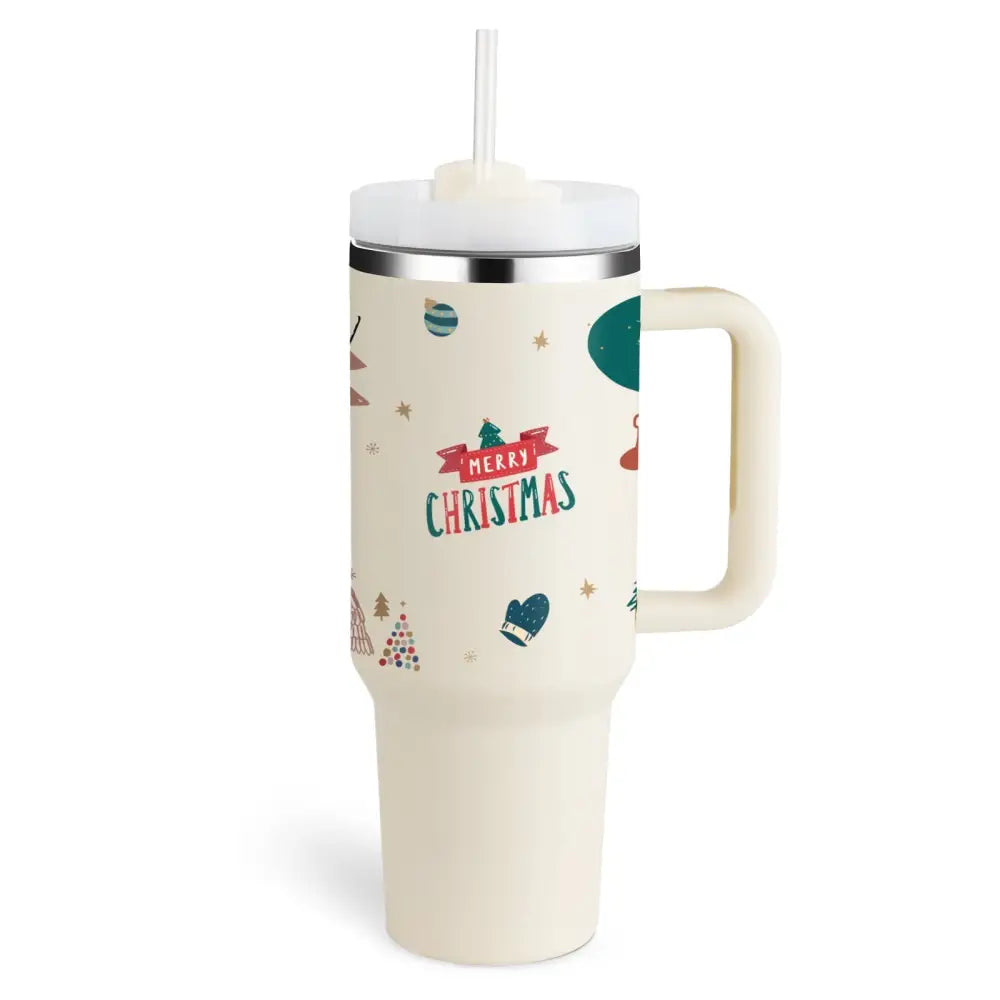 Pink Kiss Stainless Steel Handle Straw Insulated Tumbler