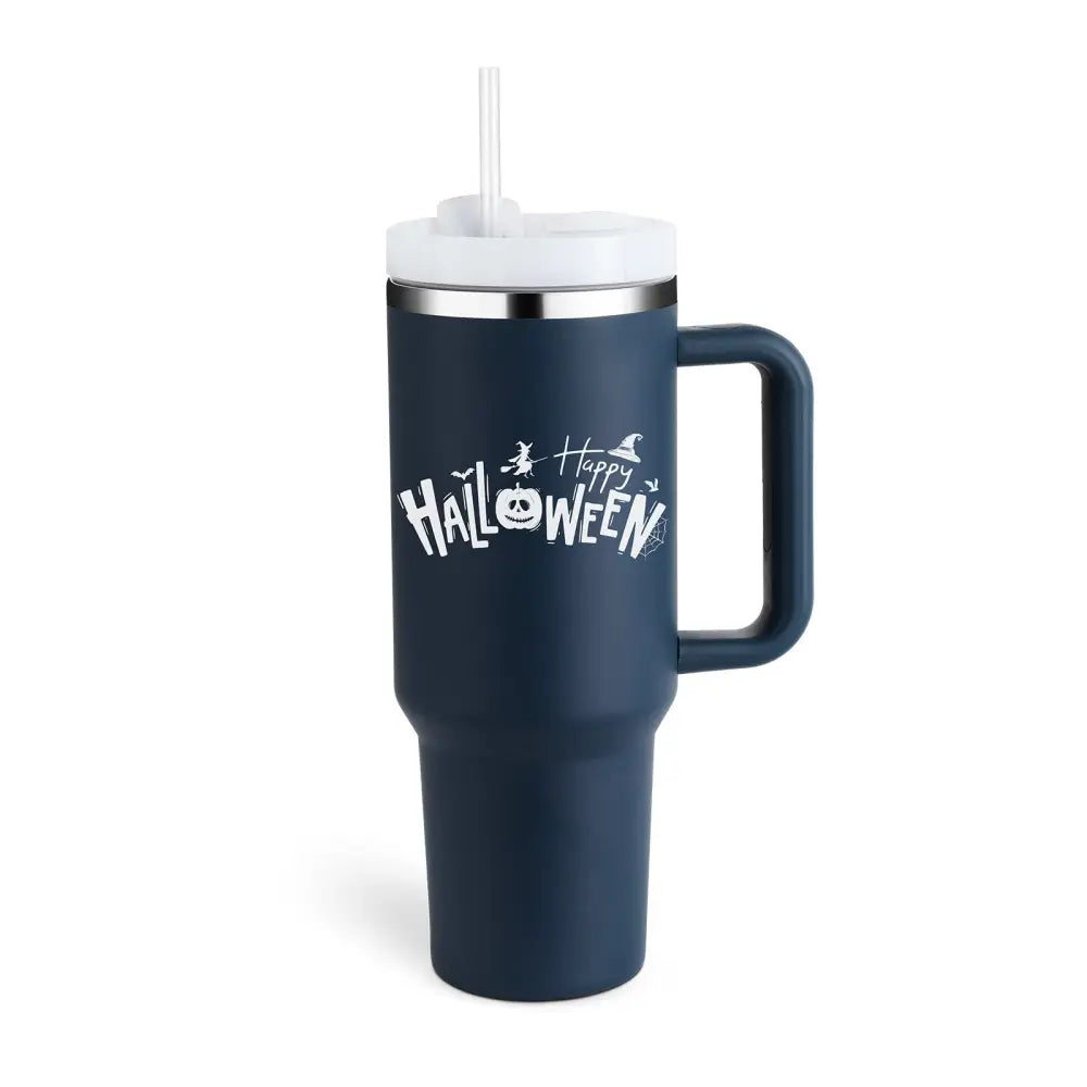 Pink Kiss Stainless Steel Handle Straw Insulated Tumbler