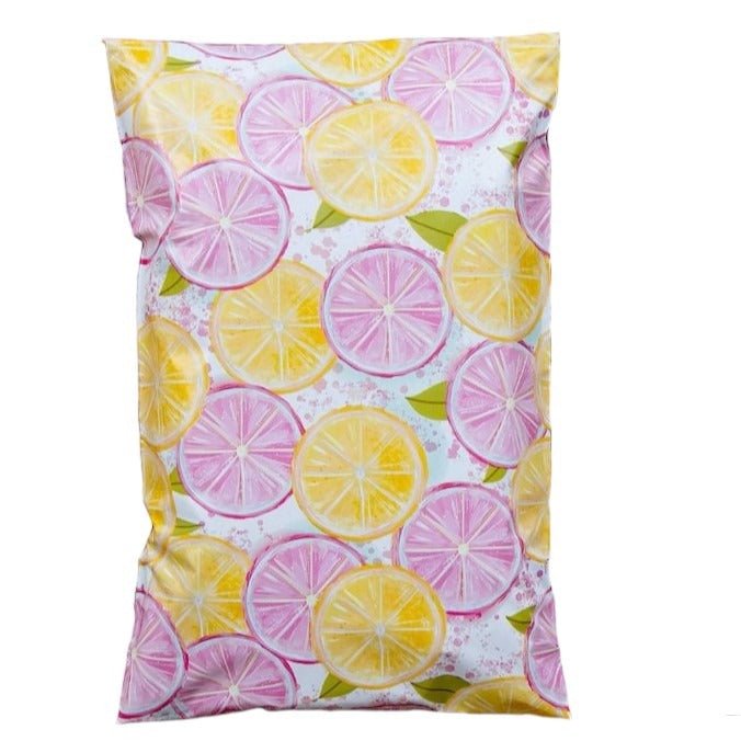 Pink Lemonade Poly Mailers Size 10x13 Shipping Bags