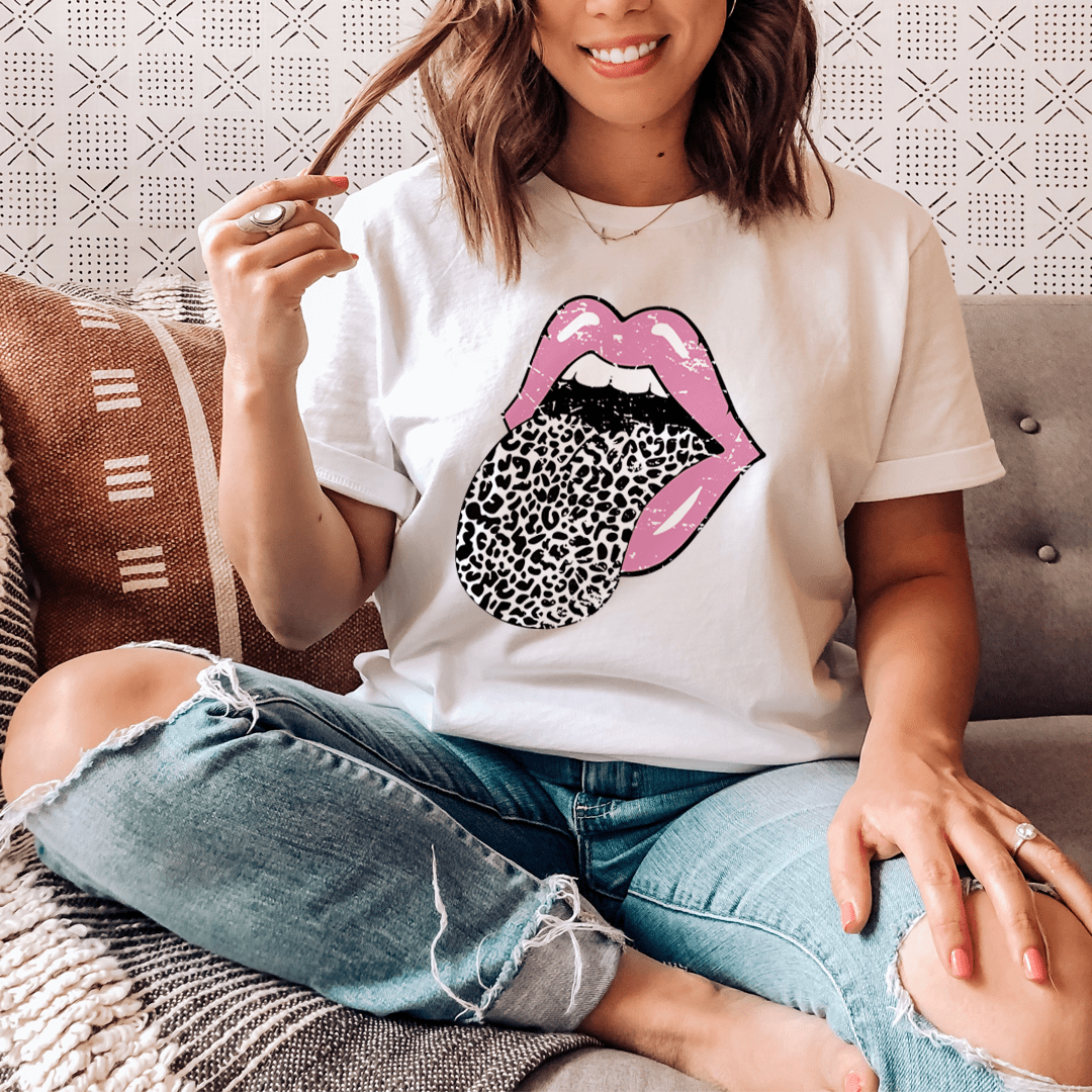 Pink Lips Tee-0