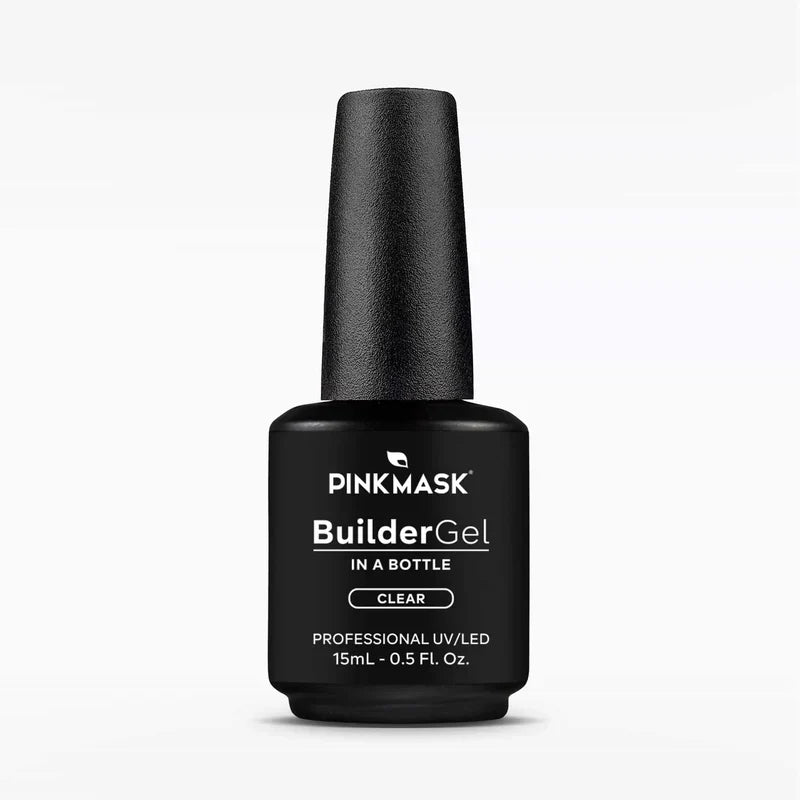 Pink Mask - Builder Gel Clear, 15ml and 30g-5