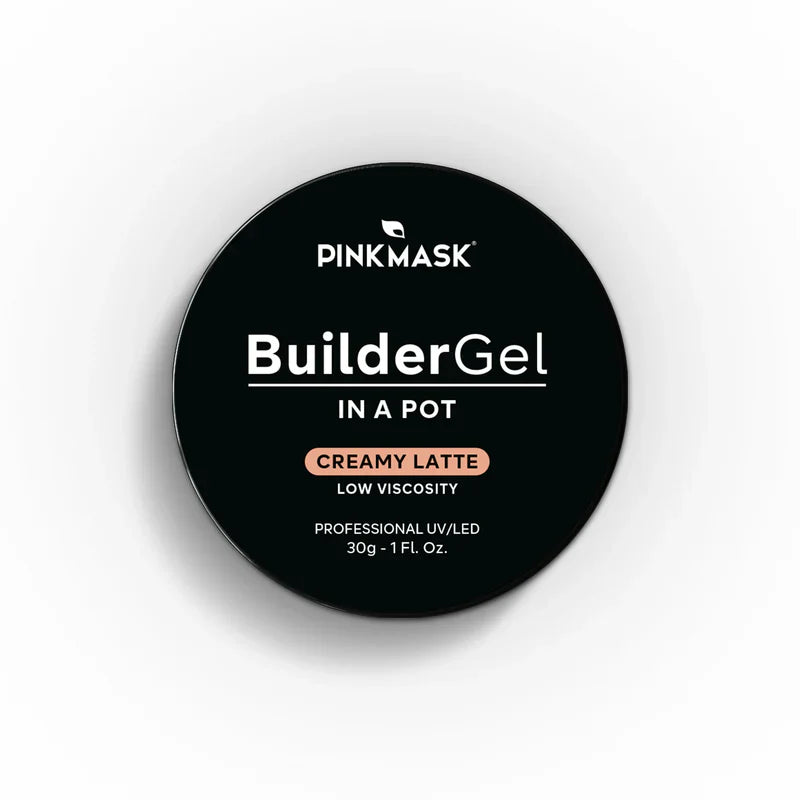 Pink Mask - Builder Gel in a Pot Creamy Latte-4