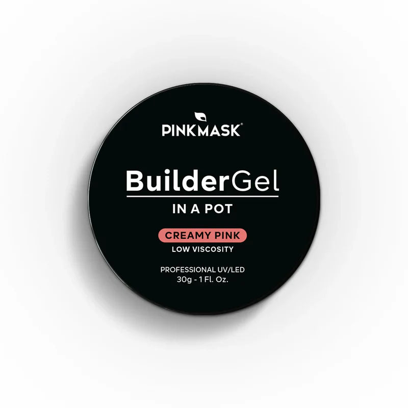 Pink Mask - Builder Gel in a Pot Creamy Pink-3