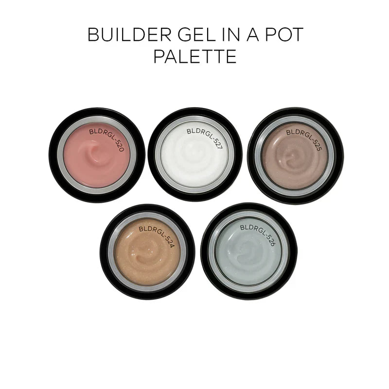 Pink Mask - Builder Gel in a Pot Shimmer Camel-2