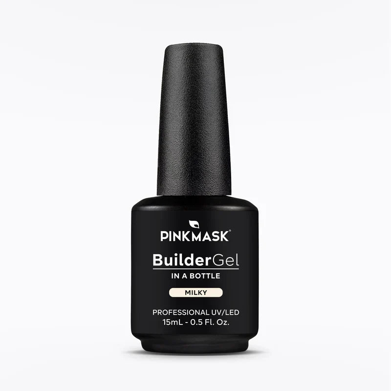 Pink Mask - Builder Gel White, 15ml and 30g-5