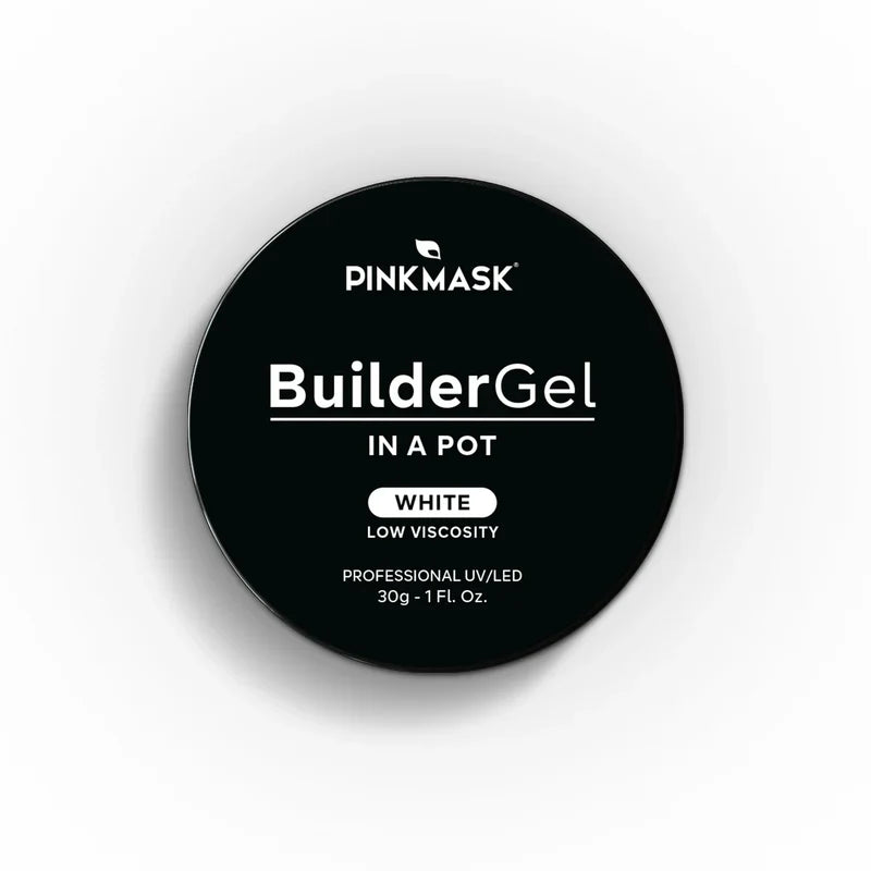 Pink Mask - Builder Gel White, 15ml and 30g-6