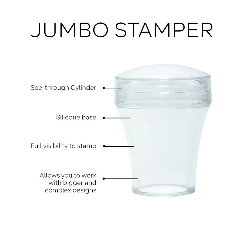 Pink Mask - Clear Jumbo Stamper-1
