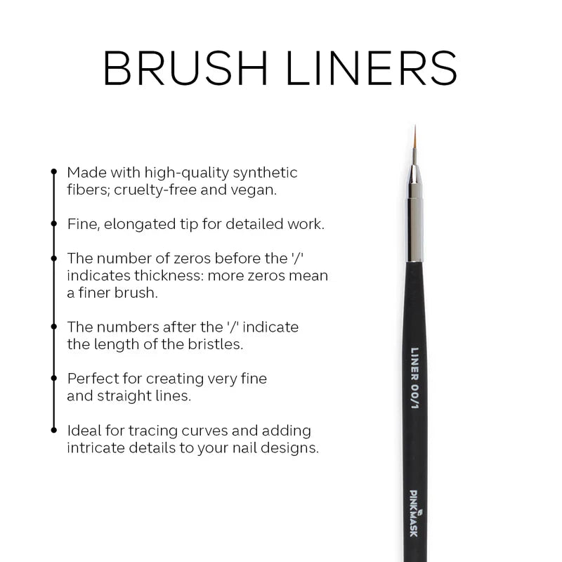 Pink Mask - Gel Brush Liner 000/2-4