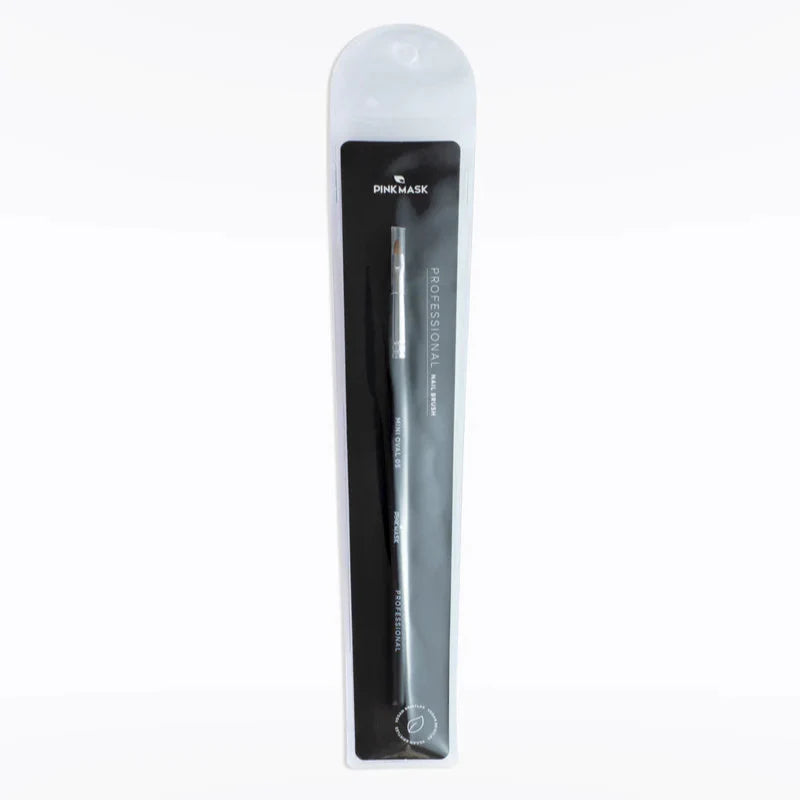 Pink Mask - Gel Brush Mini Oval 05-3