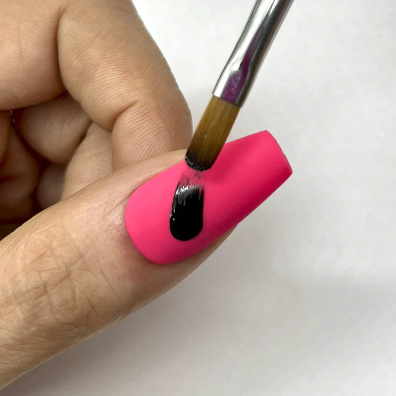 Pink Mask - Gel Brush Oval 08-2