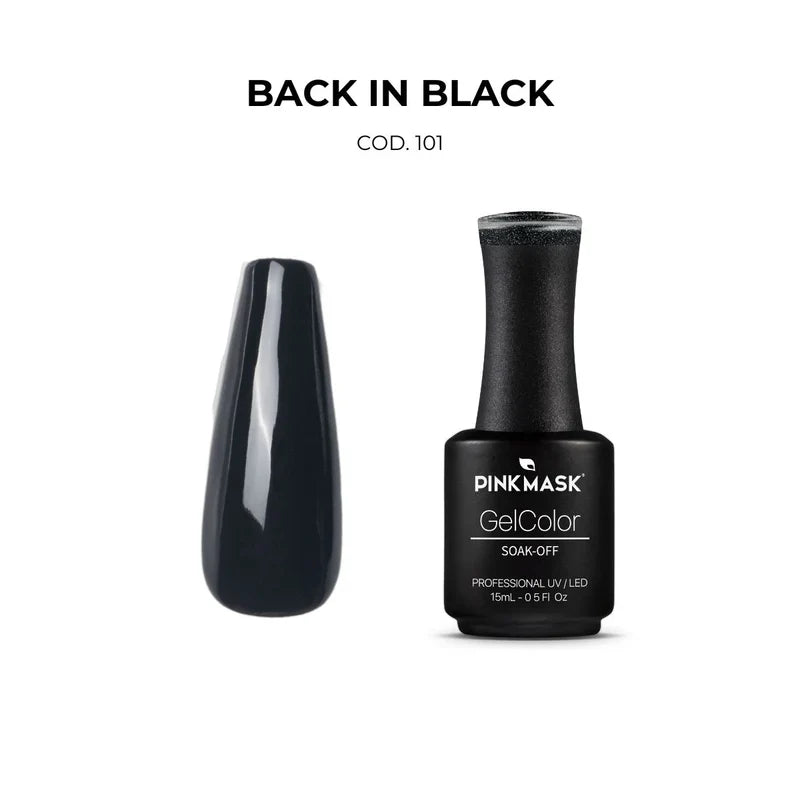 Pink Mask - Gel Color Back in Black-4