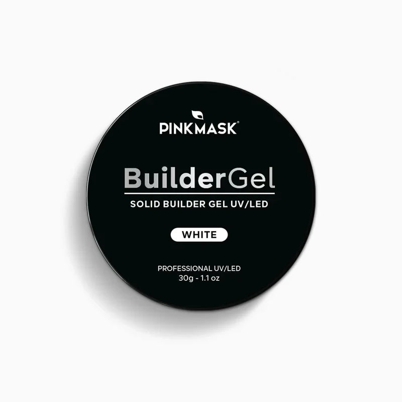 Pink Mask - Solid Builder Gel UV/LED White-4