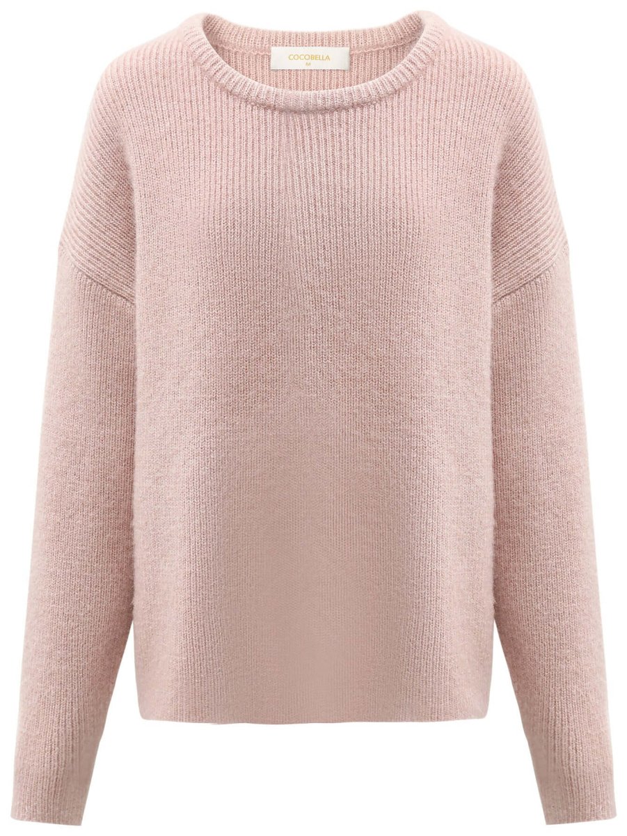 Pink Velvet Knit Top-3
