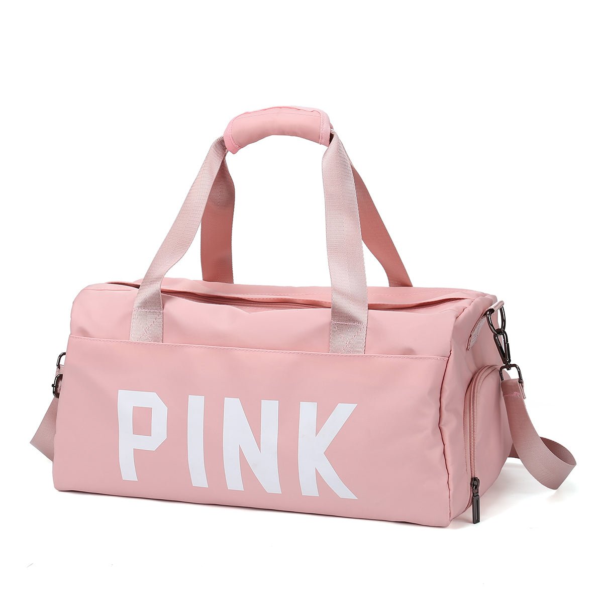 PINK Women Waterproof Carry-on Gym Bag-1