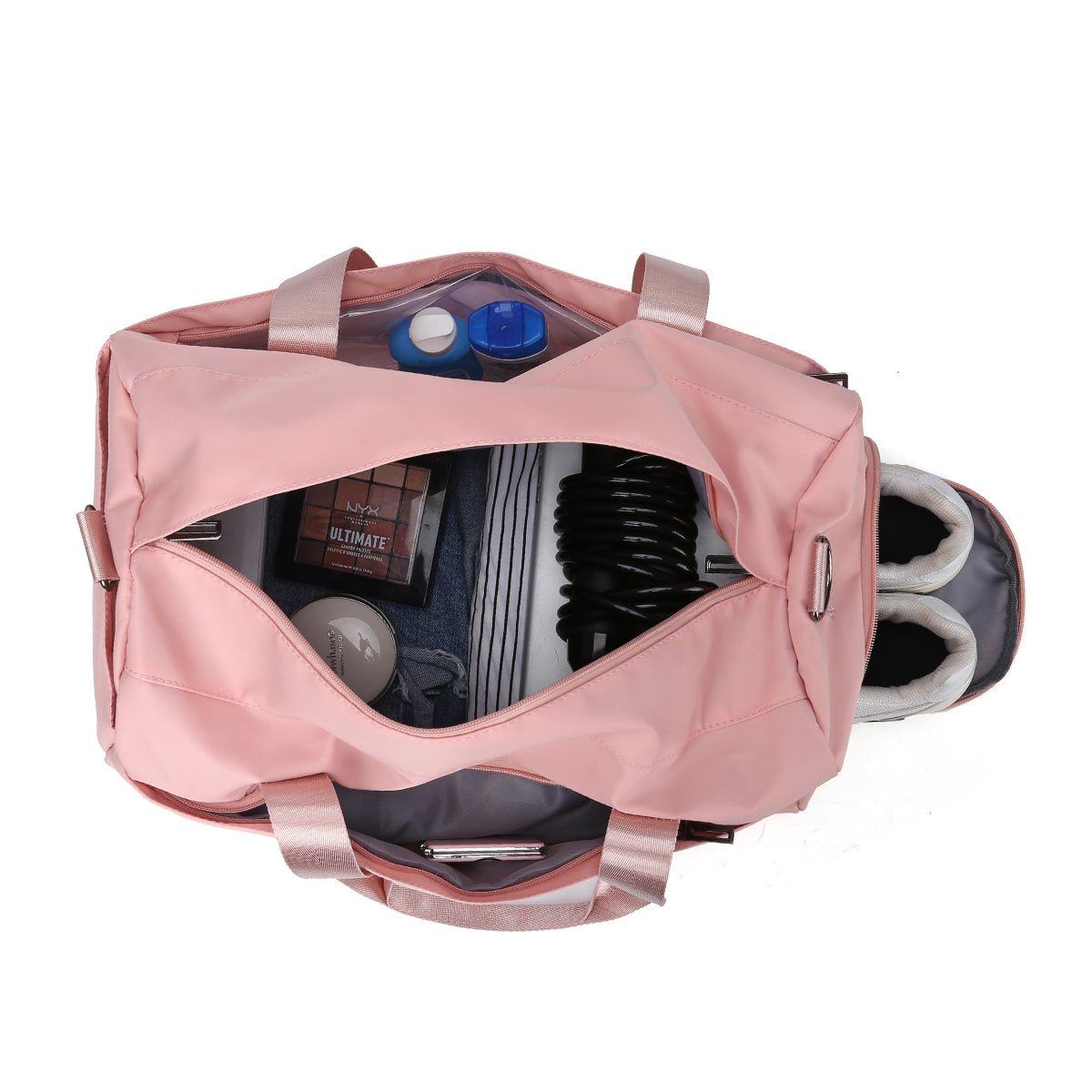 PINK Women Waterproof Carry-on Gym Bag-2