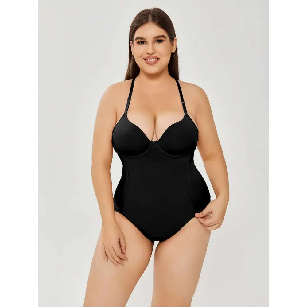 Plus Size Ultra Firm Control Body Shaper Swimsuit