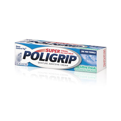 Super Poligrip Ultra Fresh Denture Adhesive Cream-0