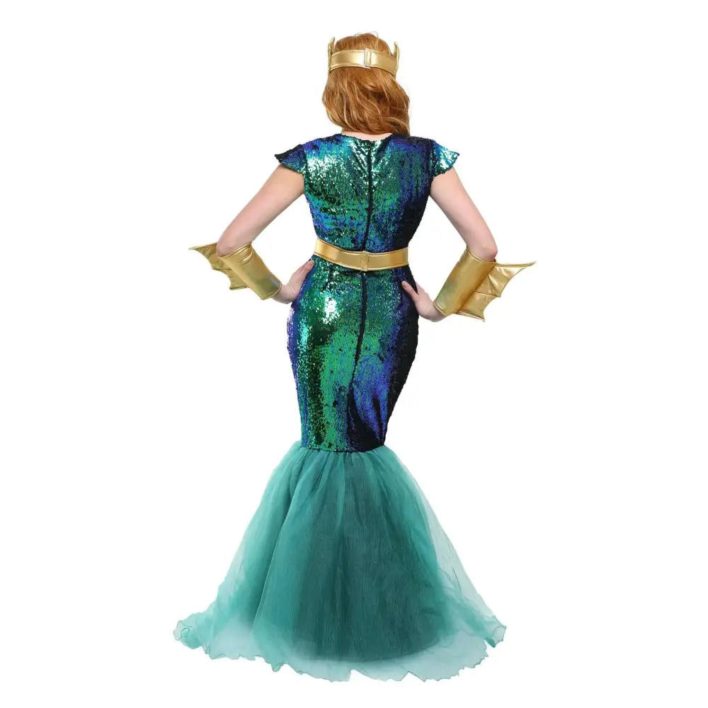 Poseidon Queen King God of War Costume