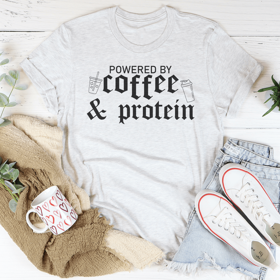 Powered By Coffee Tee-3