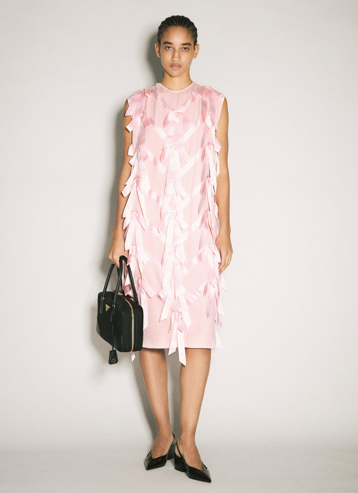 Prada Women Sablé Midi Dress